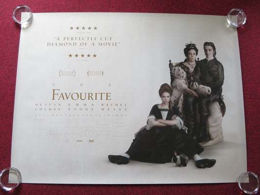 THE FAVOURITE UK QUAD (30"x 40") ROLLED POSTER OLIVIA COLMAN RACHEL WEISZ 2018