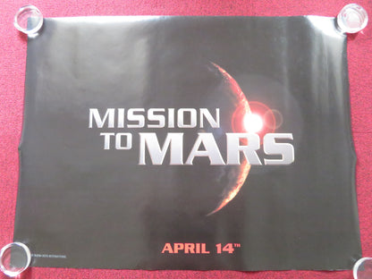 MISSION TO MARS UK QUAD (30"x 40") ROLLED POSTER GARY SINISE TIM ROBBINS 2000