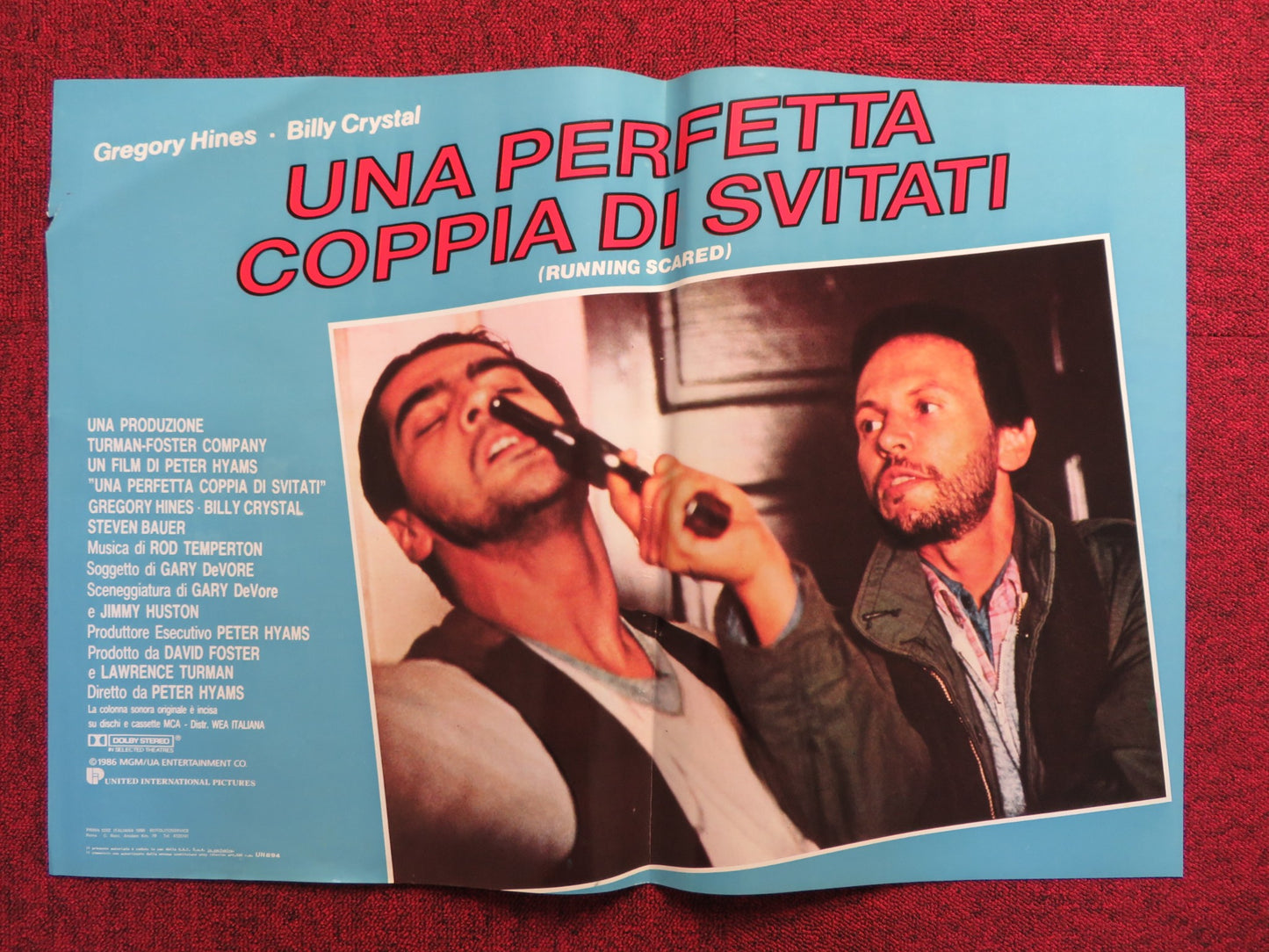 UNA PERFETTA COPPIA DI SVITATI - F ITALIAN FOTOBUSTA POSTER BILLY CRYSTAL 1986