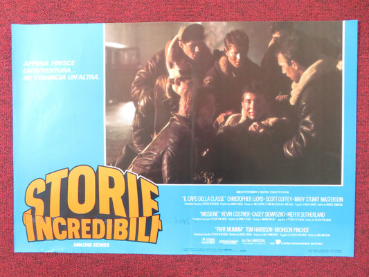 AMAZING STORIES - G ITALIAN FOTOBUSTA POSTER SPIELBERG CHRISTOPHER LLOYD 1987