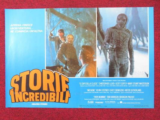 AMAZING STORIES - H ITALIAN FOTOBUSTA POSTER SPIELBERG CHRISTOPHER LLOYD 1987