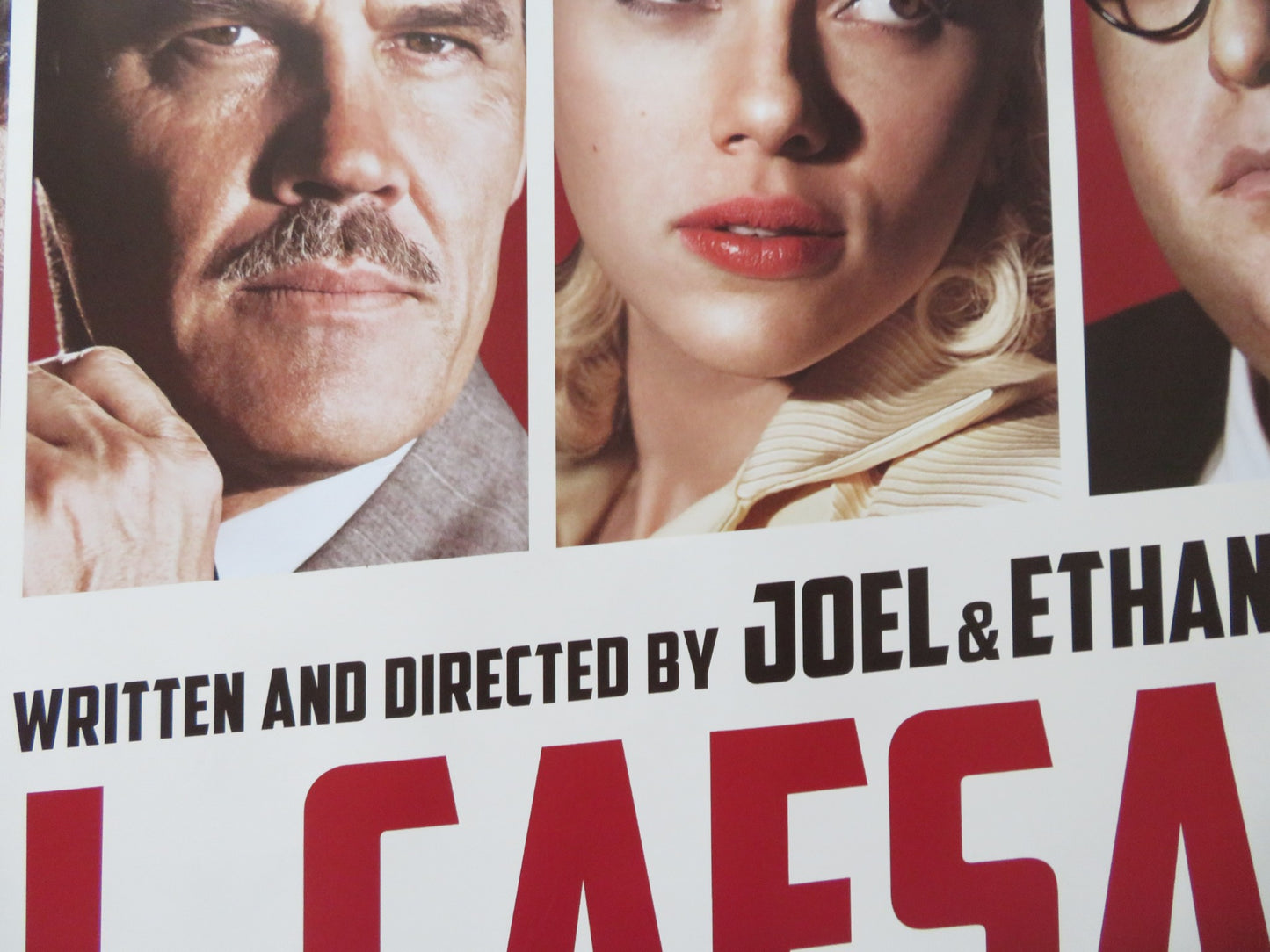 HAIL, CAESAR! UK QUAD (30"x 40") ROLLED POSTER GEORGE CLOONEY JOSH BROLIN 2016