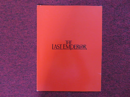 THE LAST EMPEROR US SCREENING PROGRAM JOHN LONE JOAN CHEN 1987