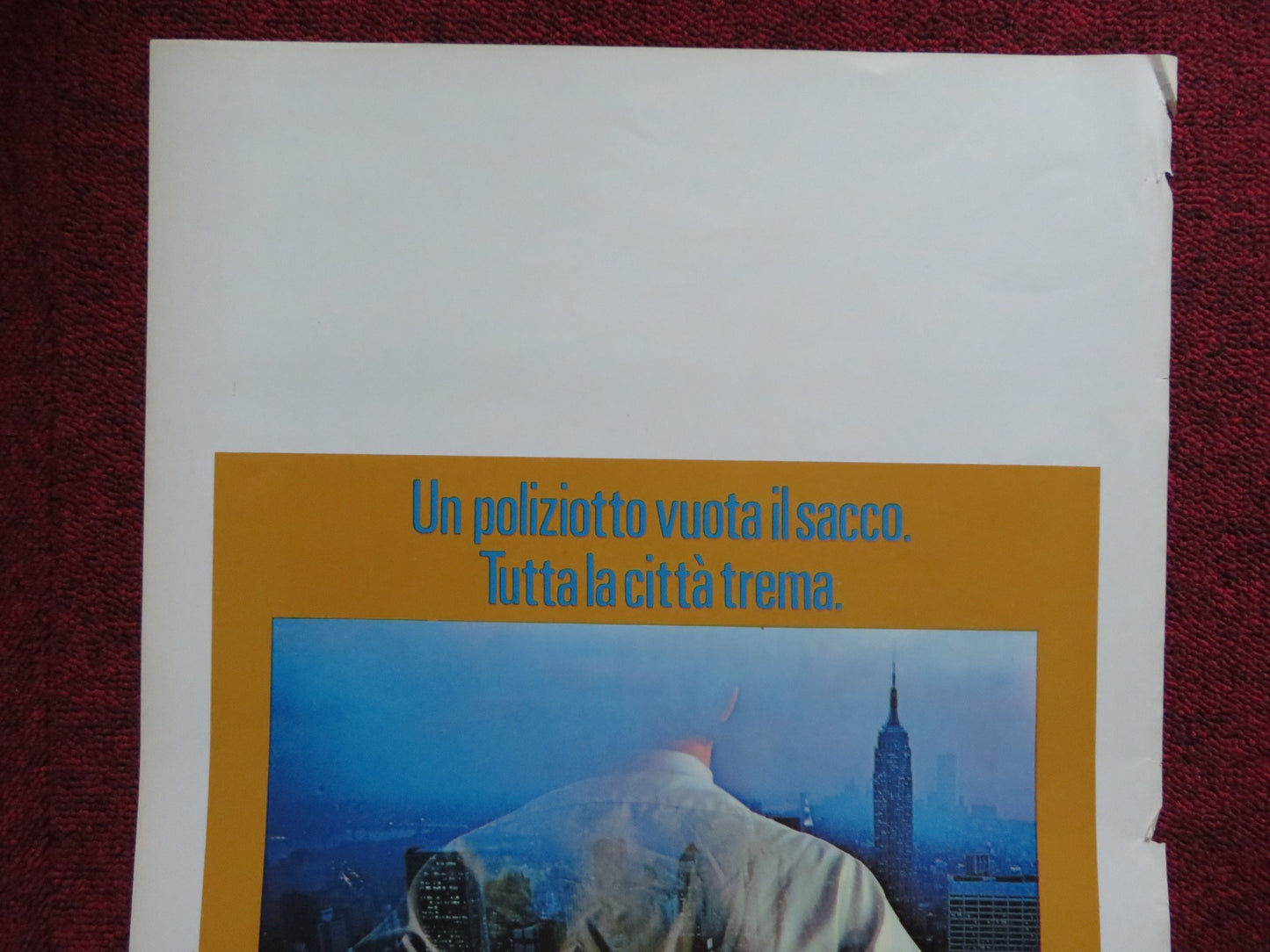 PRINCE OF THE CITY ITALIAN LOCANDINA POSTER TREAT WILLIAMS JERRY ORBACH 1981