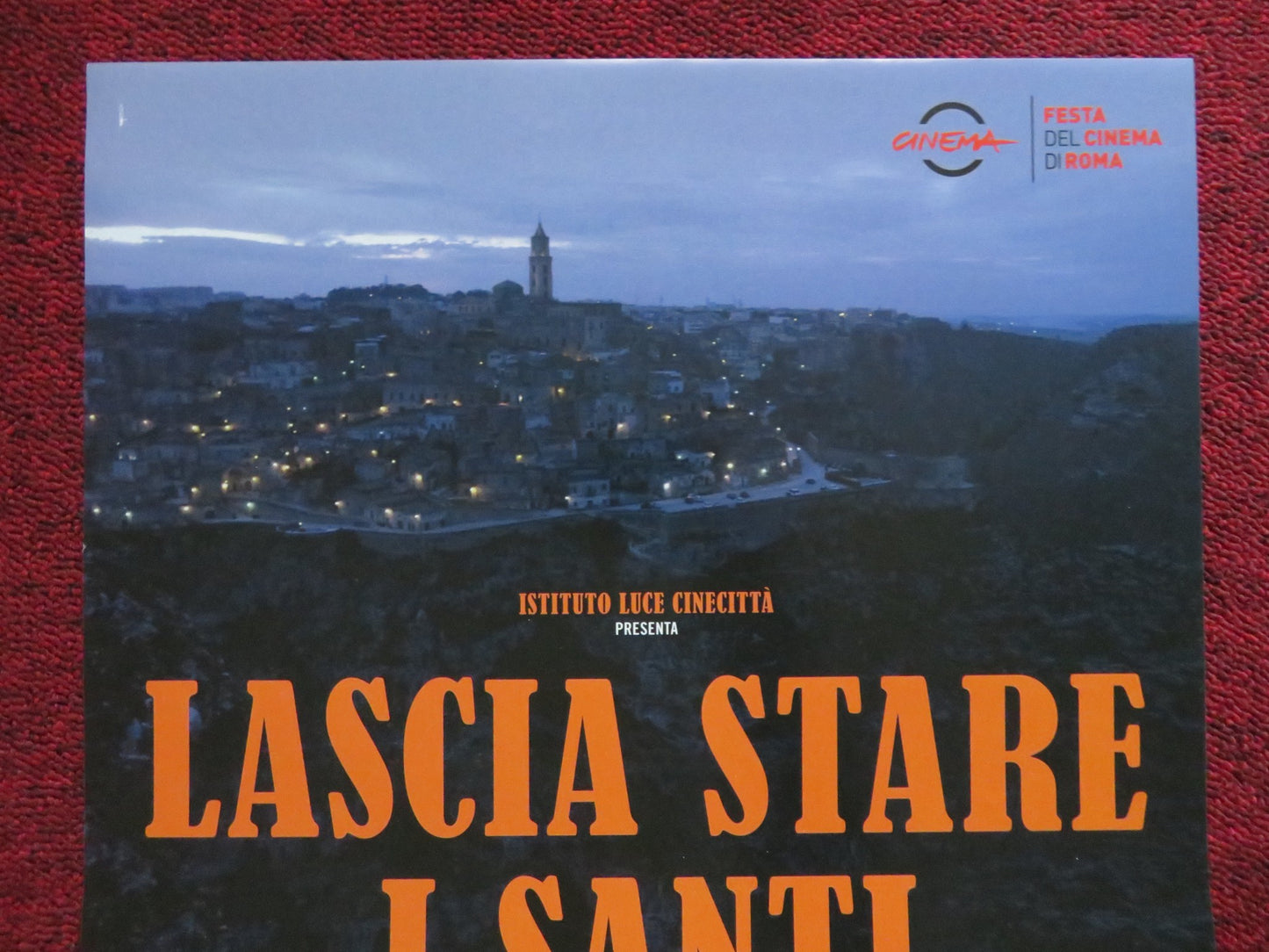 LASCIA STARE I SANTI ITALIAN LOCANDINA POSTER GIANFRANCO PANNONE 2017