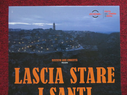 LASCIA STARE I SANTI ITALIAN LOCANDINA POSTER GIANFRANCO PANNONE 2017