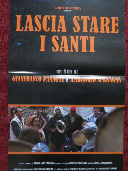 LASCIA STARE I SANTI ITALIAN LOCANDINA POSTER GIANFRANCO PANNONE 2017