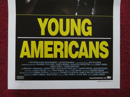 THE YOUNG AMERICANS ITALIAN LOCANDINA POSTER HARVEY KEITEL IAIN GLEN 1994