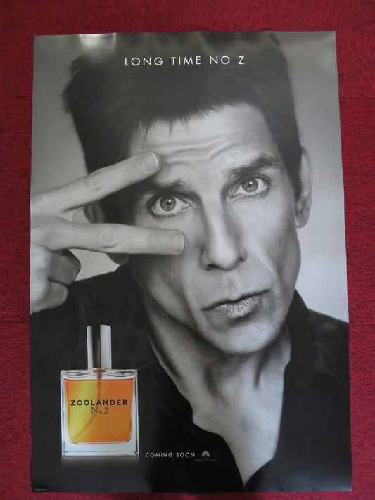 ZOOLANDER 2 US ONE SHEET ROLLED POSTER BEN STILLER 2016