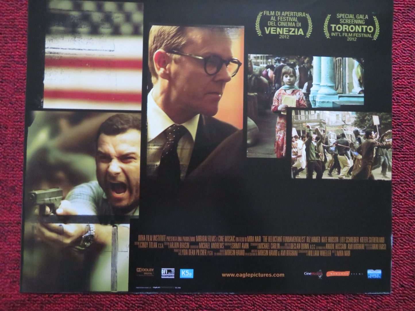 THE RELUCTANT FUNDAMENTALIST ITALIAN LOCANDINA POSTER RIZ AHMED KATE HUDSON 2012