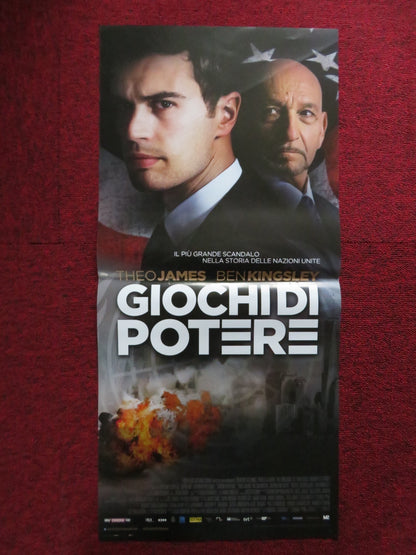 BACKSTABBING FOR BEGINNERS ITALIAN LOCANDINA POSTER THEO JAMES BEN KINGSLEY 2018