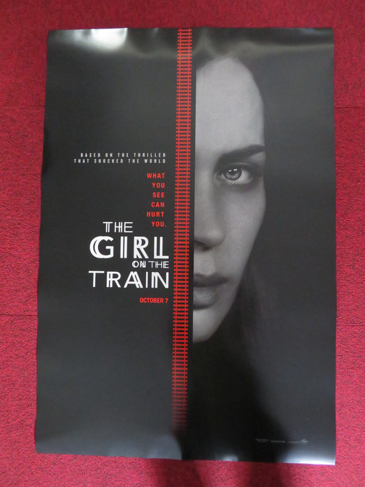 THE GIRL ON THE TRAIN US ONE SHEET ROLLED POSTER EMILY BLUNT 2016