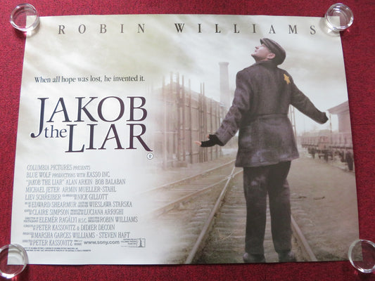 JAKOB THE LIAR UK QUAD (30"x 40") ROLLED POSTER ROBIN WILLIAMS H. T. GORDON 1999