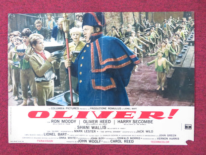 OLIVER! - G ITALIAN FOTOBUSTA POSTER OLIVER REED RON MOODY HARRY SECOMBE 1968