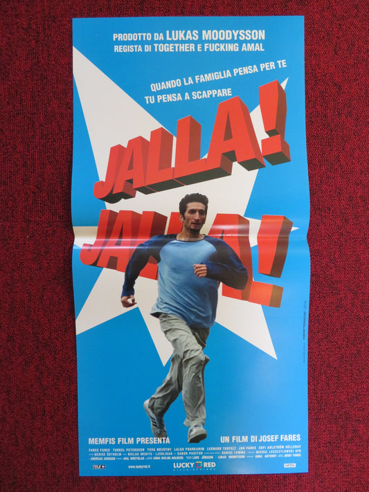 JALLA ! JALLA ! ITALIAN LOCANDINA POSTER FARES FARES TORKEL PETERSSON 2000