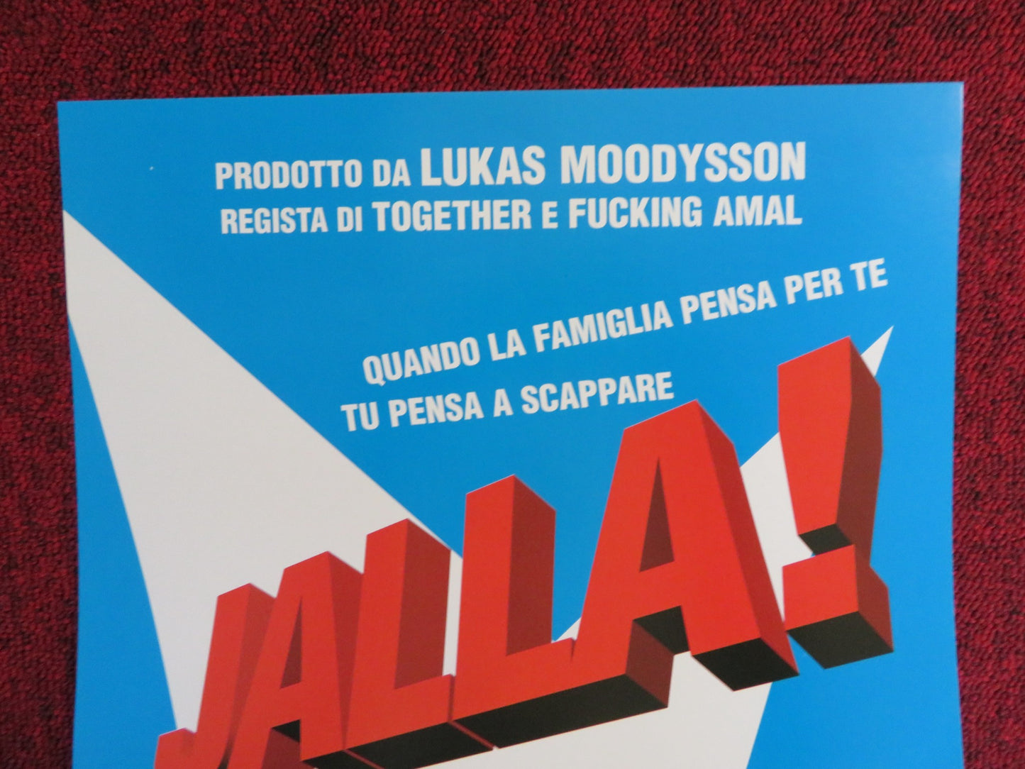 JALLA ! JALLA ! ITALIAN LOCANDINA POSTER FARES FARES TORKEL PETERSSON 2000