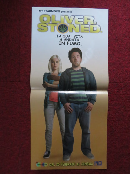 OLIVER, STONED ITALIAN LOCANDINA POSTER SETH CASSELL PETE GARDNER 2014