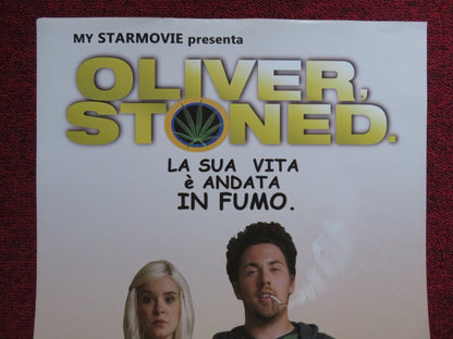 OLIVER, STONED ITALIAN LOCANDINA POSTER SETH CASSELL PETE GARDNER 2014