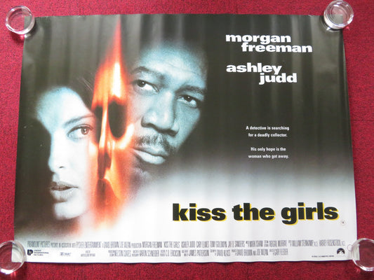 KISS THE GIRLS UK QUAD (30"x 40") ROLLED POSTER MORGAN FREEMAN ASHLEY JUDD 1997