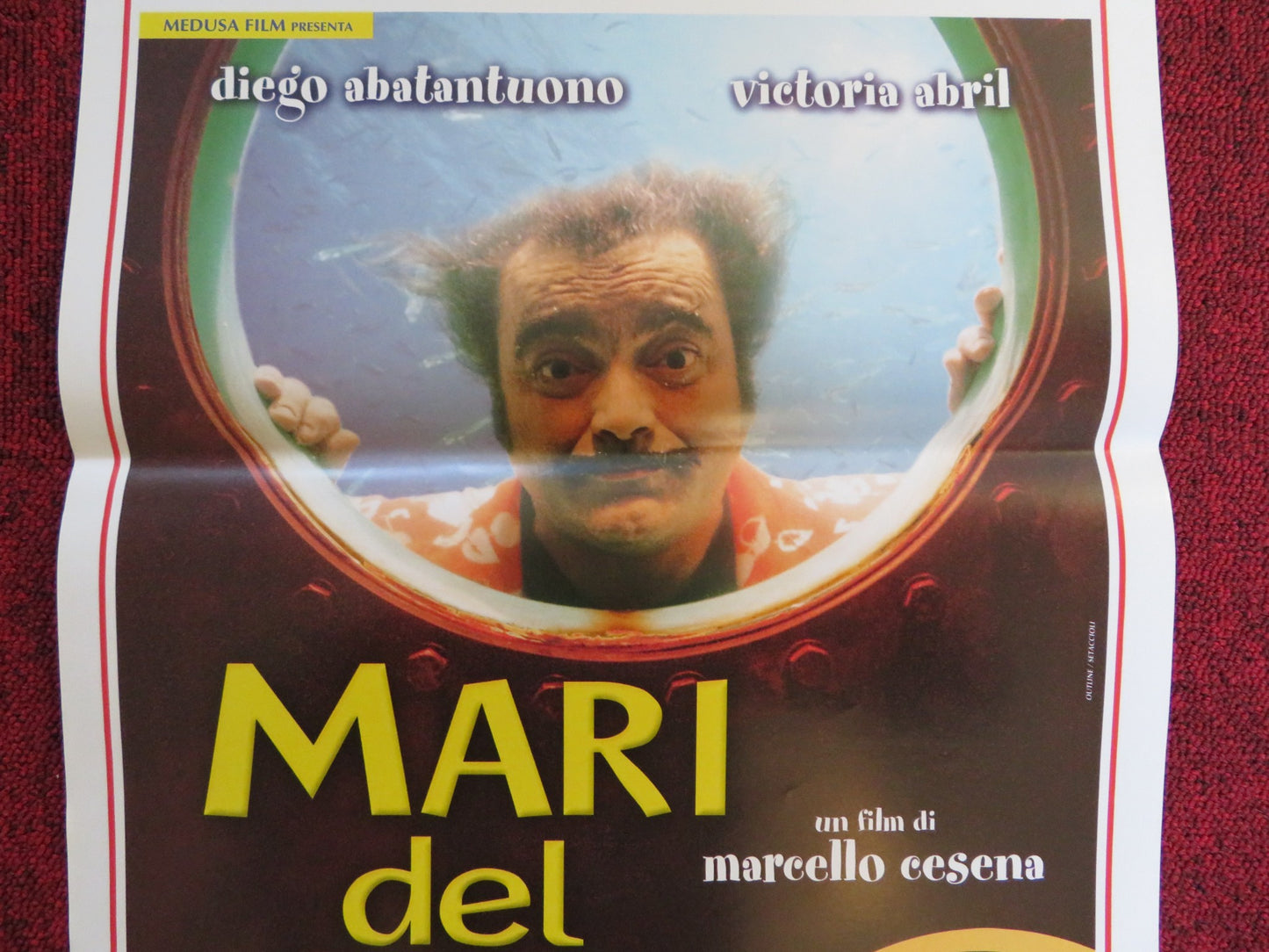 MARI DEL SUD ITALIAN LOCANDINA POSTER DIEGO ABATANTUONO VICTORIA ABRIL 2001