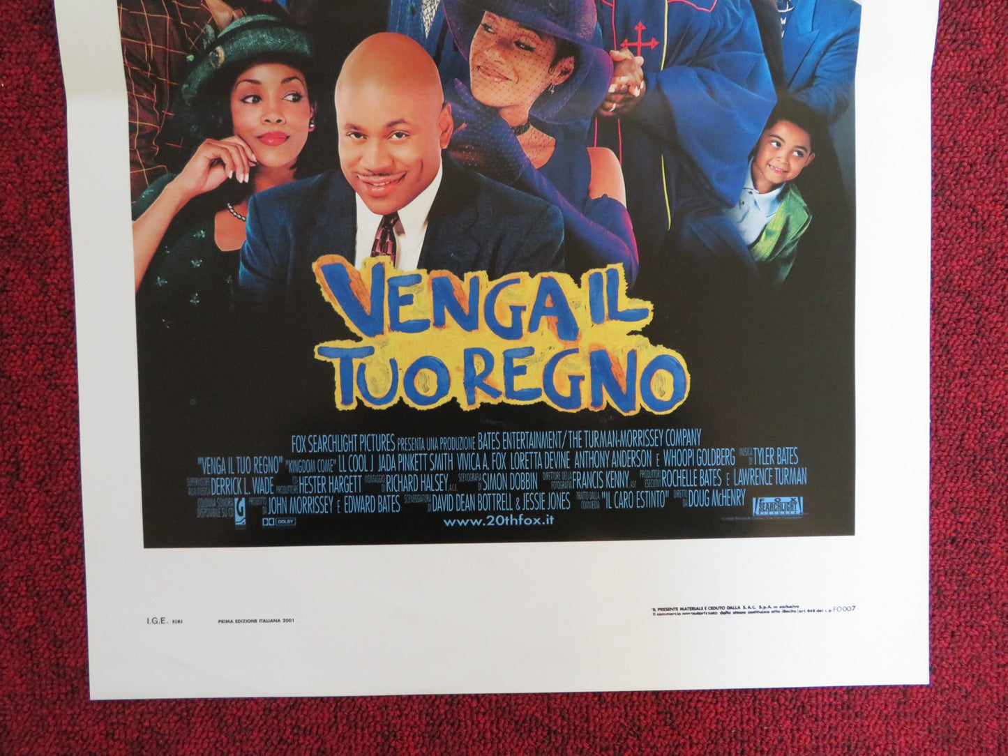 VENGA IL TUO REGNO ITALIAN LOCANDINA POSTER LL COOL J JADA PINKETT SMITH 2001