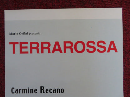 TERRAROSSA ITALIAN LOCANDINA POSTER CARMINE RECANO MONICA COMEGNA 2001