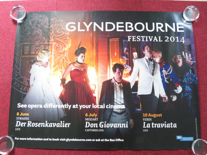 GLYNDEBOURNE FESTIVAL UK QUAD (30"x 40") ROLLED POSTER 2014