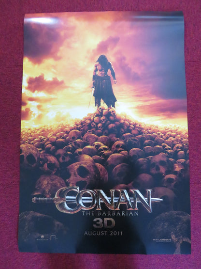 CONAN THE BARBARIAN 3D - B US ONE SHEET ROLLED POSTER JASON MOMOA 2011