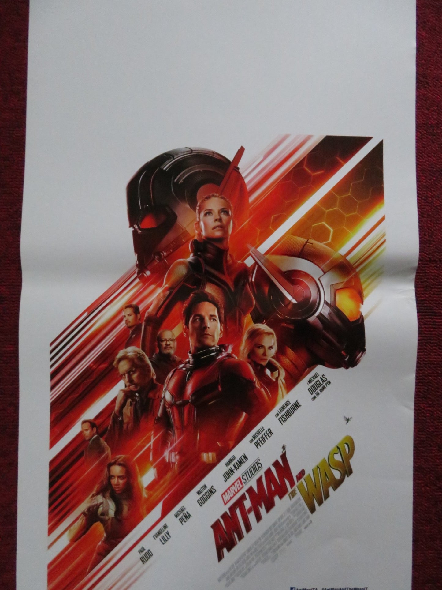 ANT-MAN AND THE WASP ITALIAN LOCANDINA POSTER PAUL RUDD EVANGELINE LILLY 2018