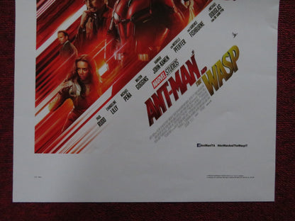 ANT-MAN AND THE WASP ITALIAN LOCANDINA POSTER PAUL RUDD EVANGELINE LILLY 2018