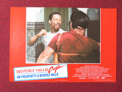 BEVERLY HILLS COP - C ITALIAN FOTOBUSTA POSTER EDDIE MURPHY JUDGE REINHOLD 1985