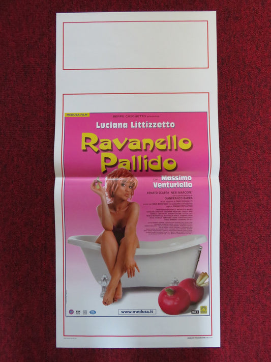 RAVANELLO PALLIDO ITALIAN LOCANDINA POSTER LUCIANA LITTIZZETTO 2001