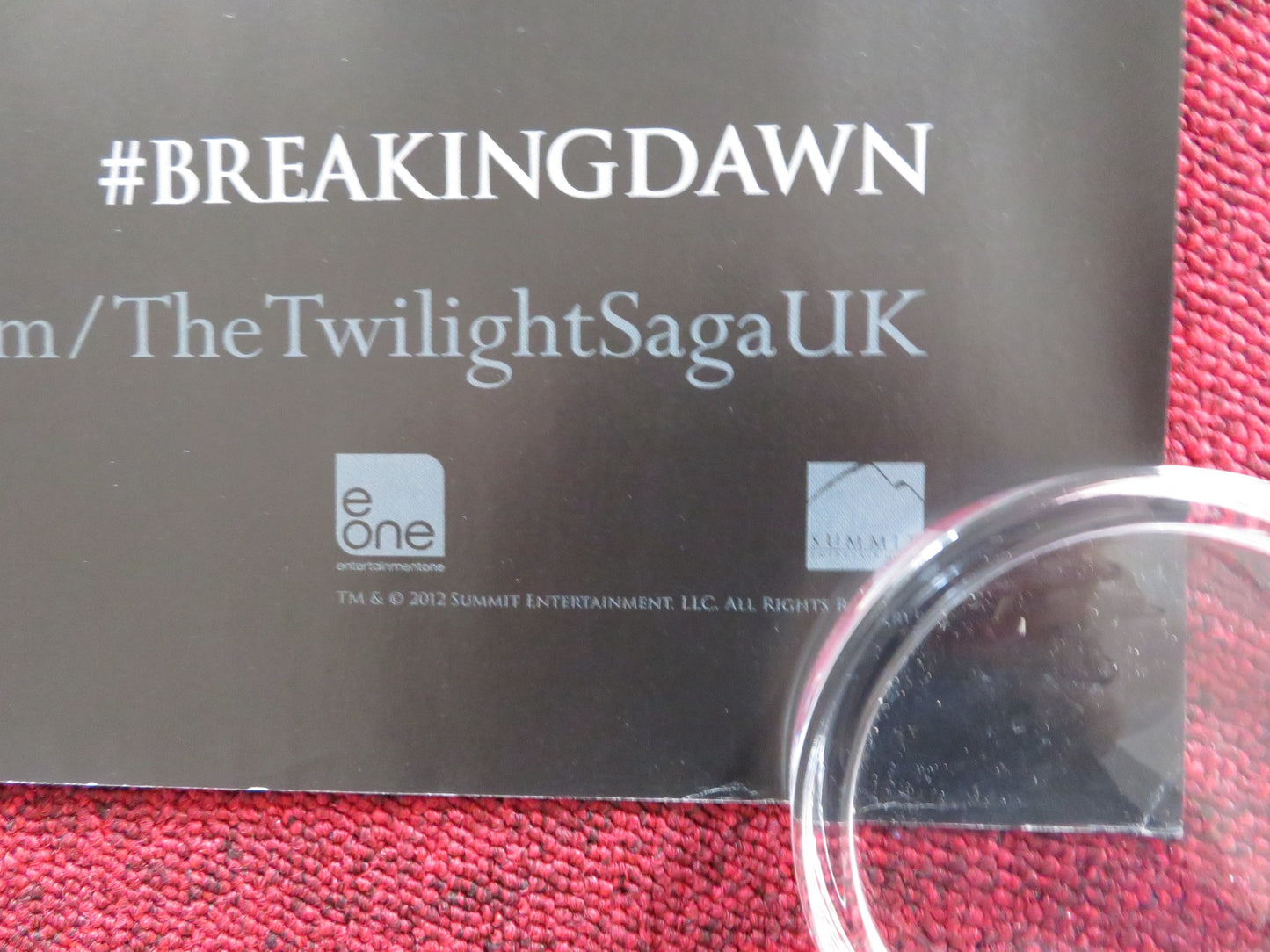 THE TWILIGHT SAGA: BREAKING DAWN PART 2 UK QUAD (30"x 40") ROLLED POSTER 2012