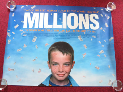 MILLIONS UK QUAD (30"x 40") ROLLED POSTER DANNY BOYLE ALEX ETEL 2004