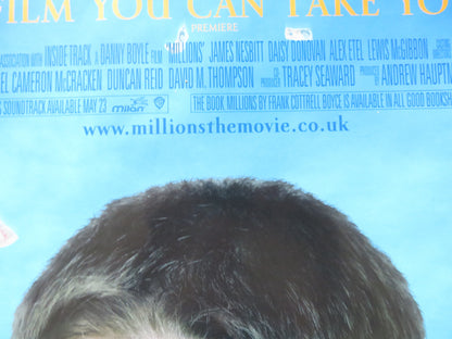 MILLIONS UK QUAD (30"x 40") ROLLED POSTER DANNY BOYLE ALEX ETEL 2004