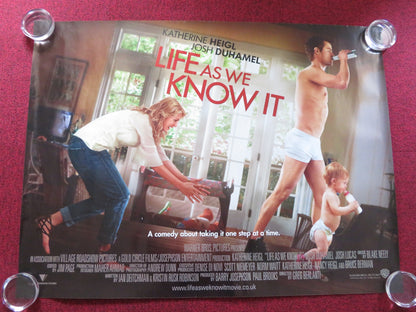 LIFE AS WE KNOW IT UK QUAD (30"x 40") ROLLED POSTER KATHERINE HEIGL 2010