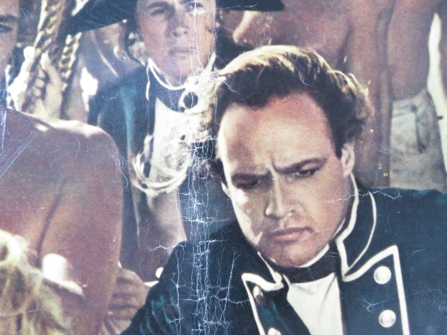 MUTINY ON THE BOUNTY - E ITALIAN FOTOBUSTA POSTER MARLON BRANDO T. HOWARD 1962