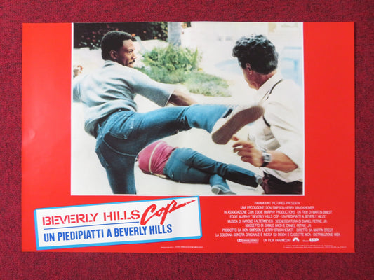 BEVERLY HILLS COP - H ITALIAN FOTOBUSTA POSTER EDDIE MURPHY JUDGE REINHOLD 1985