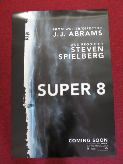 SUPER 8 - A US ONE SHEET ROLLED POSTER SPIELBERG ELLE FANNING J. COURTNEY 2011