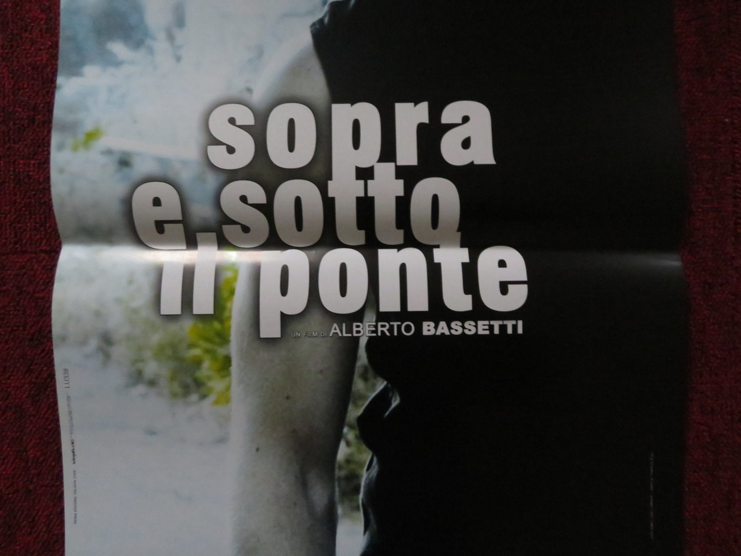 SOPRA E SOTTO IL PONTE ITALIAN LOCANDINA POSTER LORENZO DE ANGELIS 2005