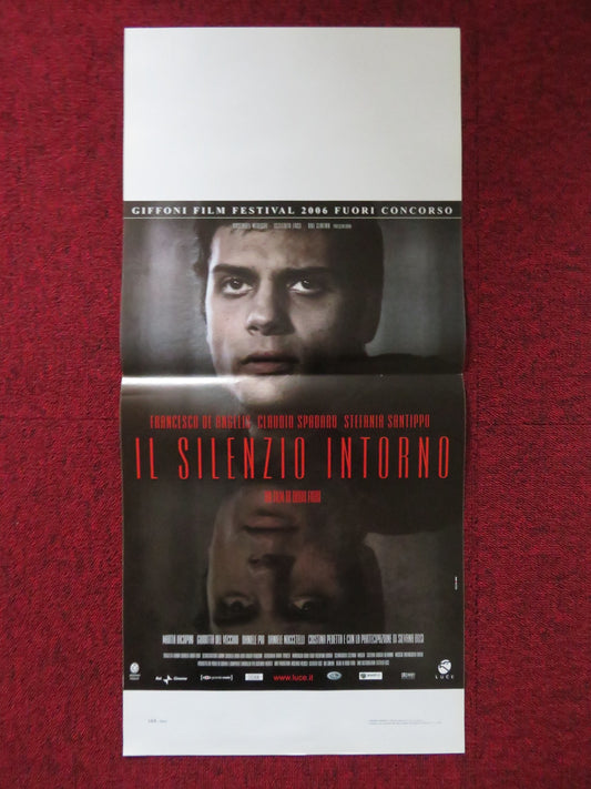 IL SILENZIO INTORNO ITALIAN LOCANDINA POSTER FRANCESCO DE ANGELIS 2006