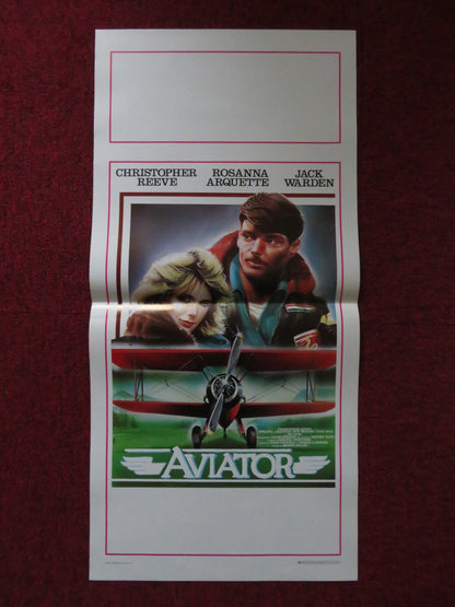 AVIATOR ITALIAN LOCANDINA POSTER CHRISTOPHER REEVE ROSANNA ARQUETTE 1985