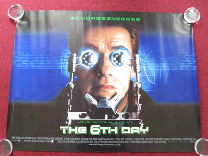 THE 6TH DAY UK QUAD (30"x 40") ROLLED POSTER ARNOLD SCHWARZENEGGER 2000