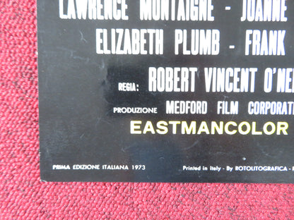 THE PSYCHO LOVER - C ITALIAN FOTOBUSTA POSTER LAWRENCE MONTAIGNE 1973