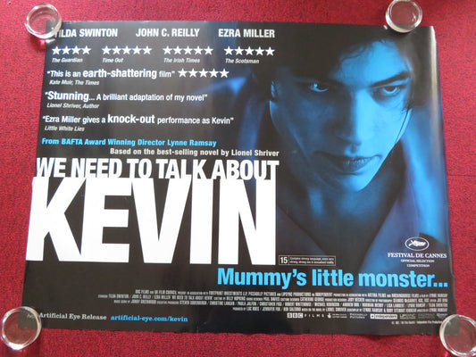 WE NEED TO TALK ABOUT KEVIN -B UK QUAD (30"x 40") ROLLED POSTER EZRA MILLER 2011