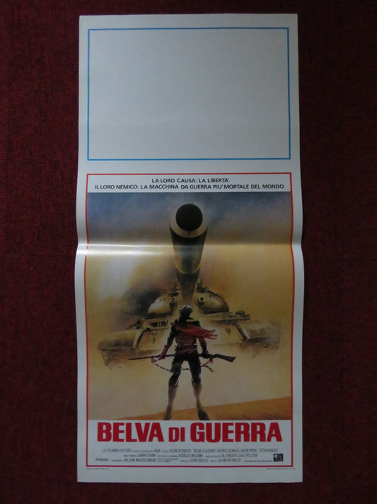 THE BEAST OF WAR ITALIAN LOCANDINA POSTER GEORGE DZUNDZA JASON PATRICK 1988