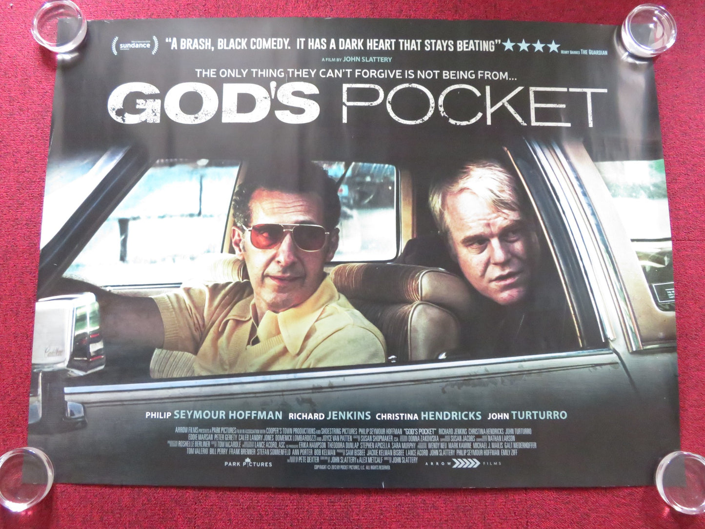 GOD'S POCKET UK QUAD (30"x 40") ROLLED POSTER PHILIP SEYMOUR HOFFMAN 2014