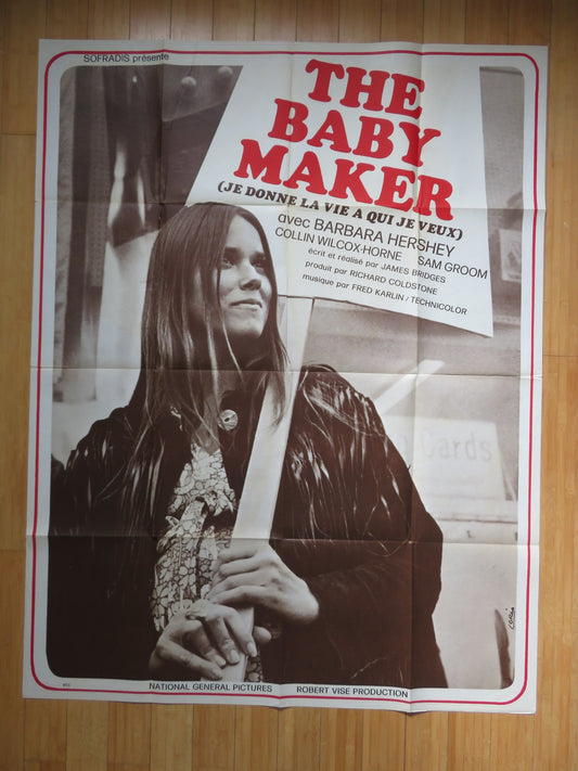 THE BABY MAKER FRENCH GRANDE POSTER BARBARA HERSHEY 1970