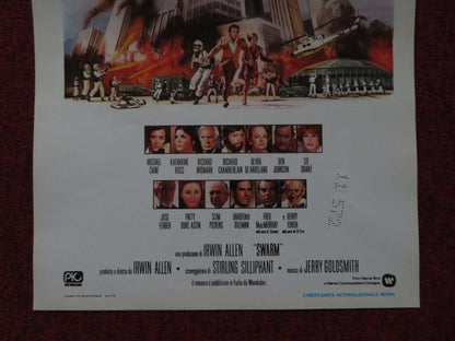 THE SWARM ITALIAN LOCANDINA POSTER MICHAEL CAINE HENRY FONDA 1978