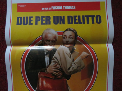 DUE PER UN DELITTO ITALIAN LOCANDINA POSTER CATHERINE FROT ANDRE DUSSOLLIER 2005